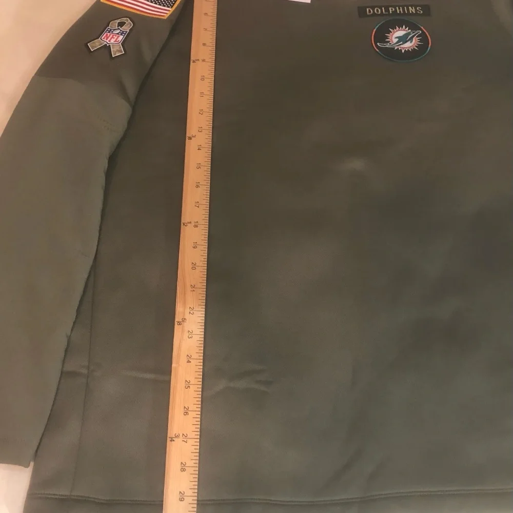 Nike Miami Dolphins “Salute to Service “ Sideline Pullover IH5854 Men’s Size XL